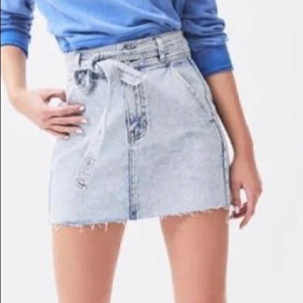PacSun acid washed denim skirt size 26/2